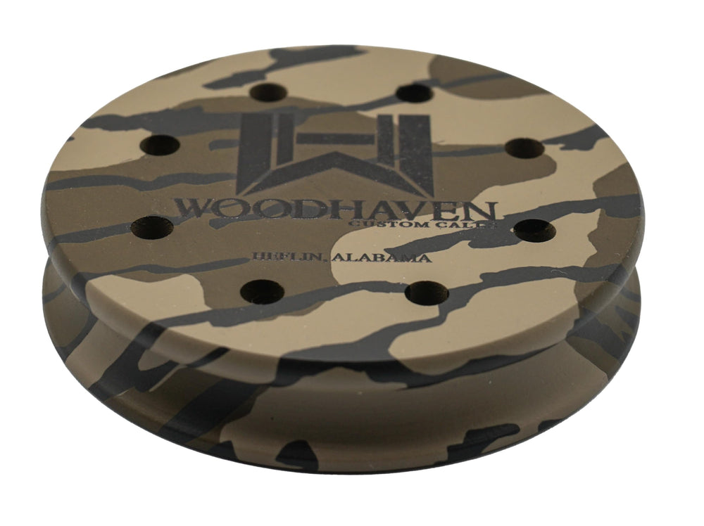 Woodhaven Rain Check striker features a water-resistant tip for dependable calling in wet conditions.