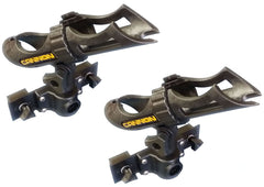 Woodlander Outdoors 2X Rod Holder on Tracker Versatrack for secure trolling setups