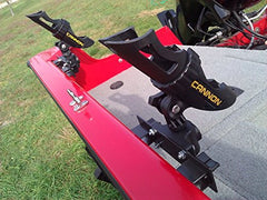 Aircraft-grade aluminum bracket provides durable, plastic-free Tracker Versatrack mounting