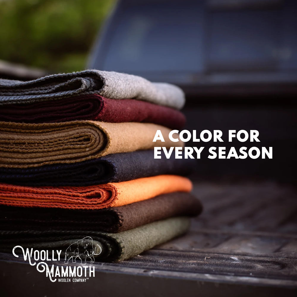 Durable Merino wool blanket from Woolly Mammoth withstands repeated use.