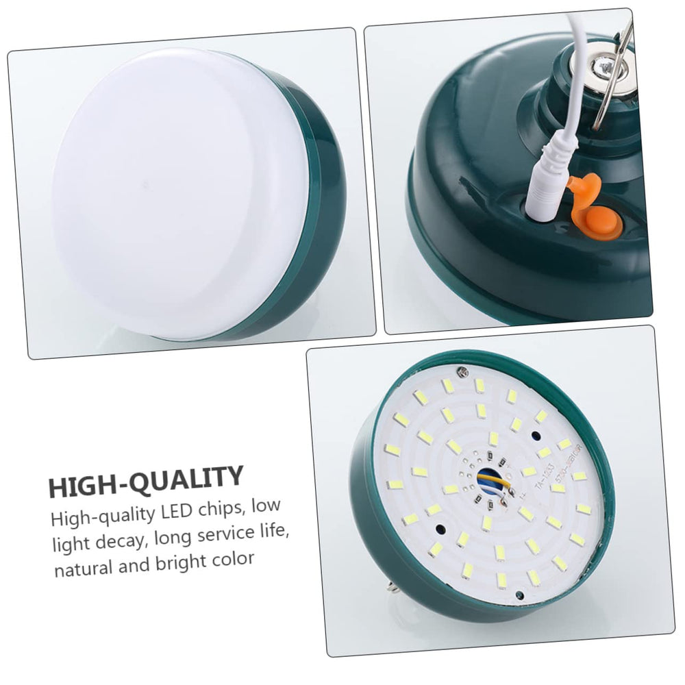Magnetic camping lantern attachment on metal surface by WOONEKY