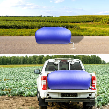 Woovaash foldable bladder folds compactly for easy transport and storage