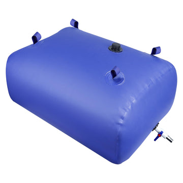 Woovaash heavy-duty water storage bladder with 63.4 gallon capacity for irrigation