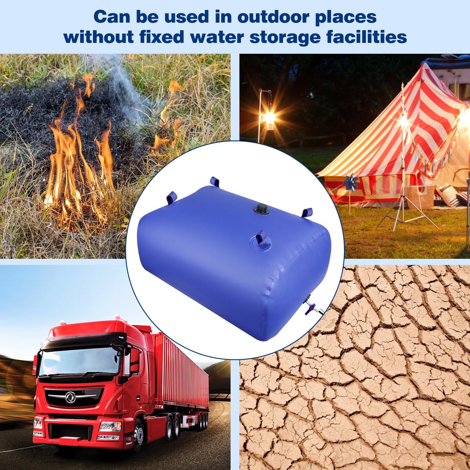 Woovaash water bladder ideal for camping showers and off-grid watering