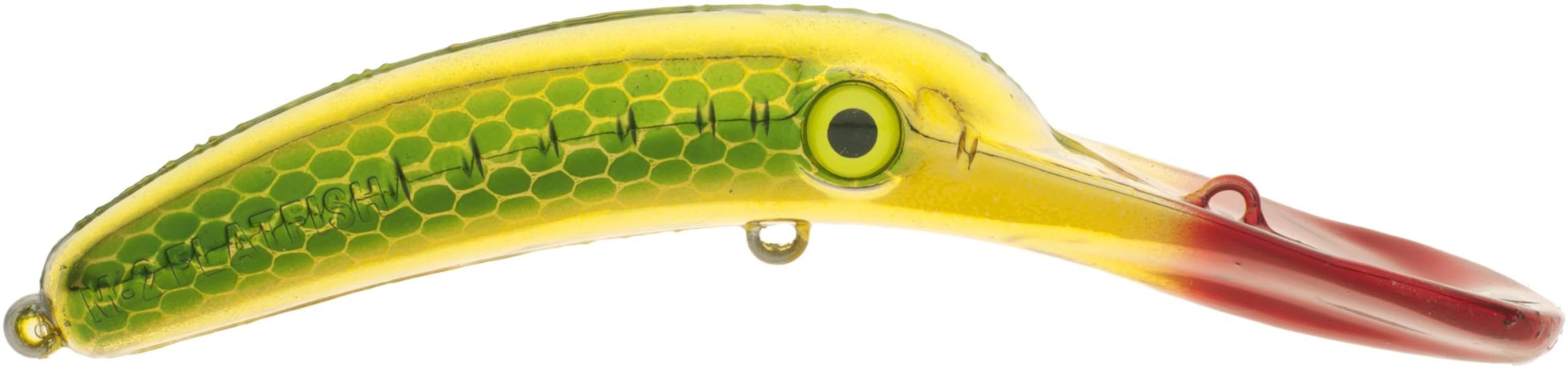 Wordens Mag Lip Trolling Plug 3.5 in Metallic Gold Green Pirate delivers deep-water action for bigger strikes