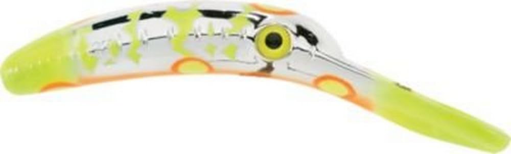 Wordens Mag Lip Trolling Plug 3.5 in water, dives up to 8 ft for versatile depth.