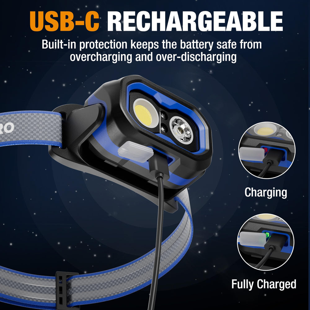 WORKPRO stepless dimming visual demonstrates precise brightness control