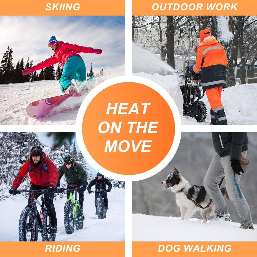 WORLD-BIO toe warmers heat-activation image shows air-activated warmth starting fast.