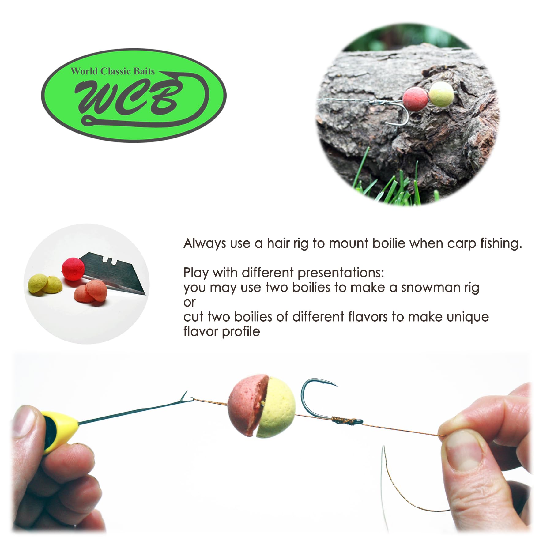 World Classic Baits Carp Candy 20mm boilies, versatile as hookbait.