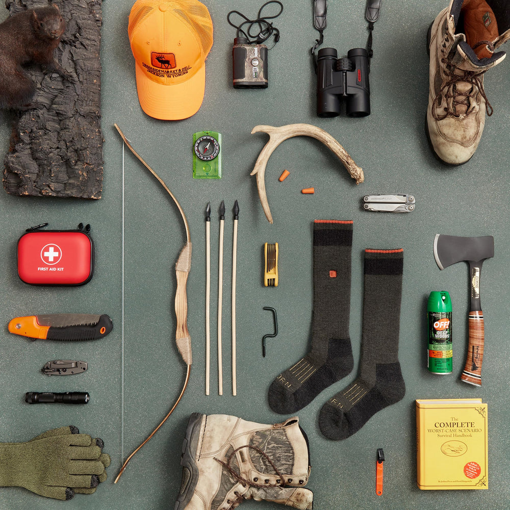 WORN merino hunting socks long-day field-use emphasizes warmth and moisture management