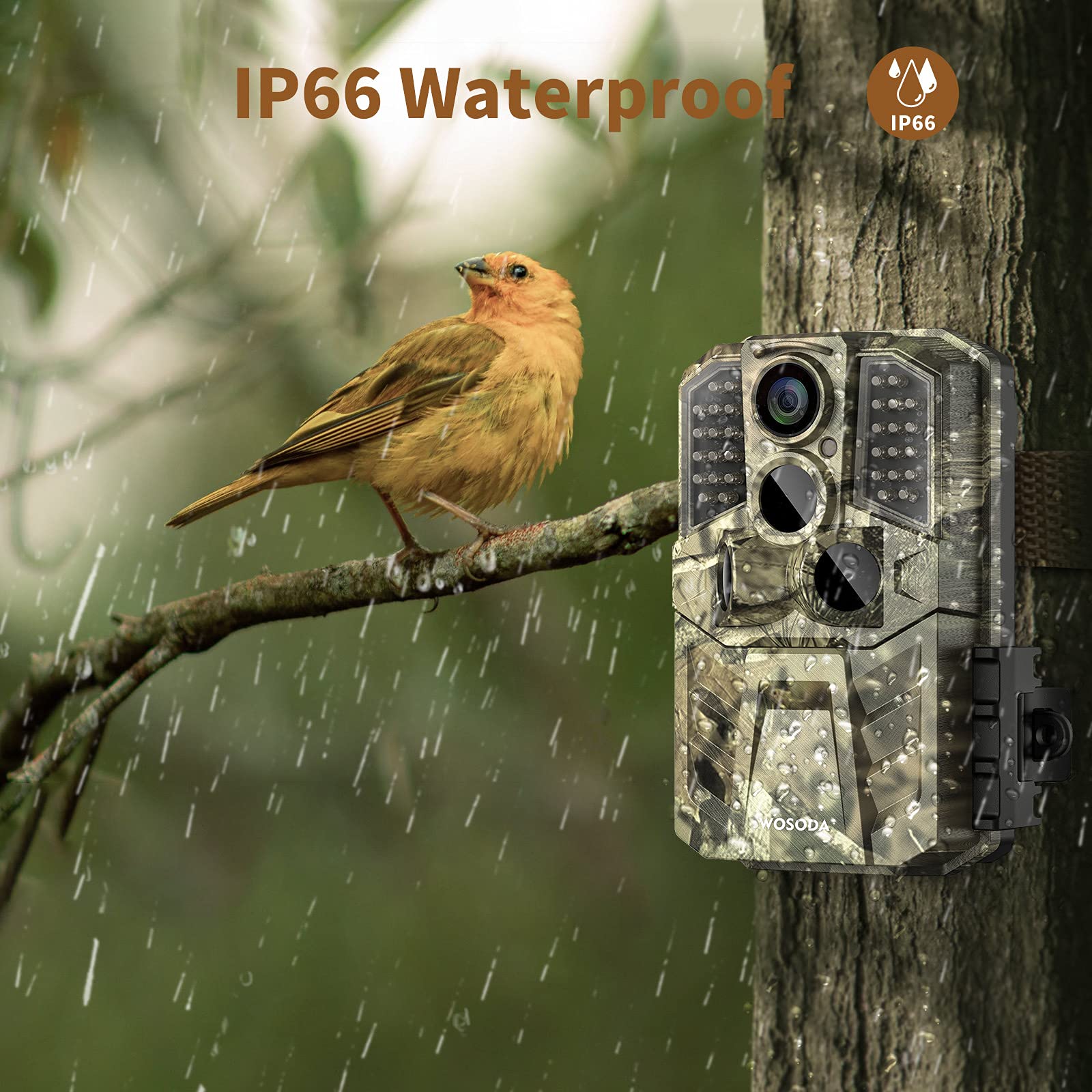 WOSODA 2.0-inch color LCD screen for in-field review