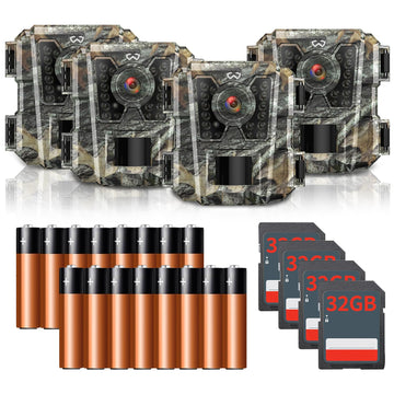 WOSODA mini trail camera front view showing compact stealth for discreet monitoring