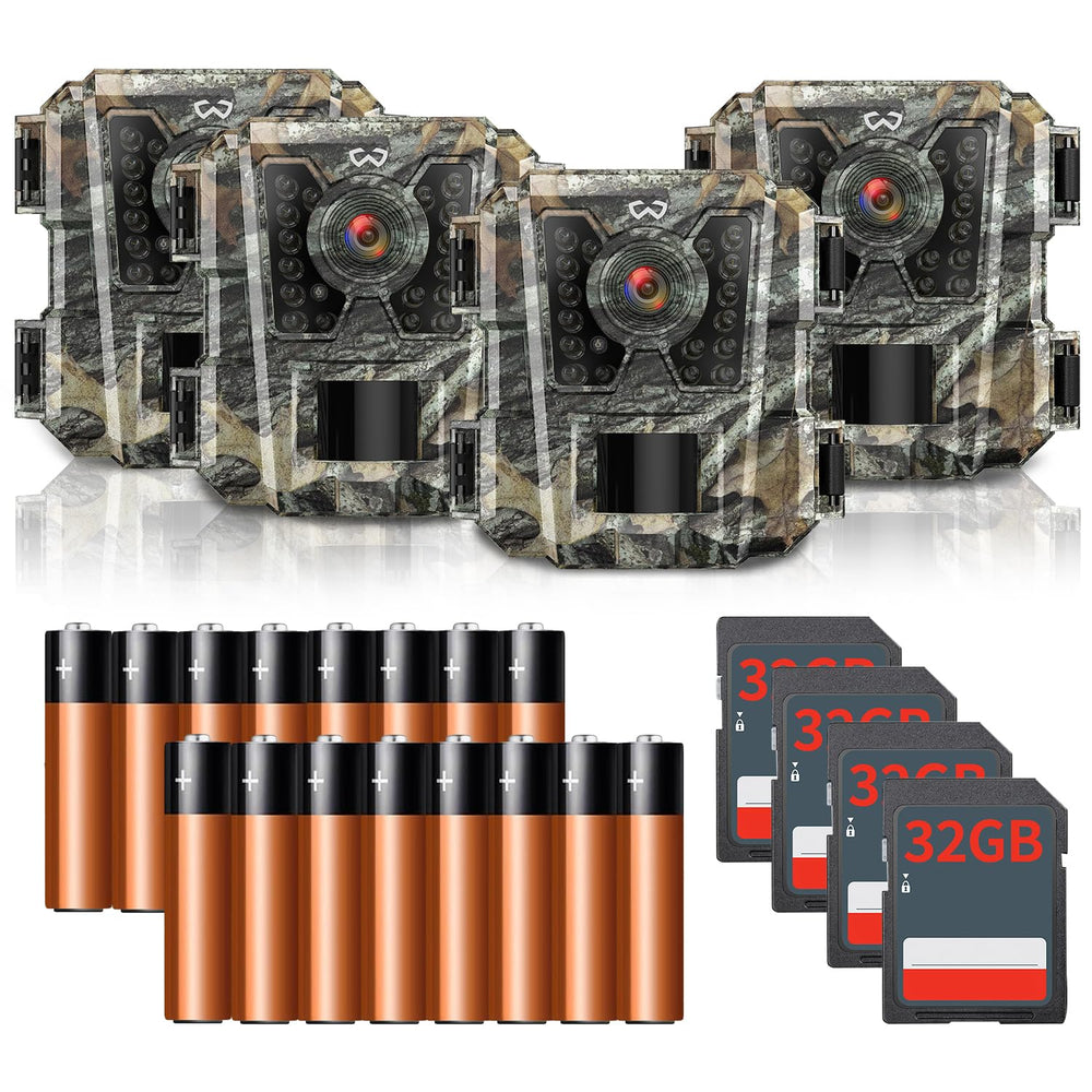 WOSODA mini trail camera front view showing compact stealth for discreet monitoring
