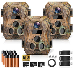 WOSODA trail camera front view for easy outdoor setup and wildlife monitoring.