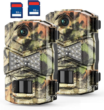 WOSODA trail camera pack side view shows stealth design for wildlife monitoring.