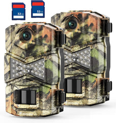 WOSODA trail camera pack side view shows stealth design for wildlife monitoring.