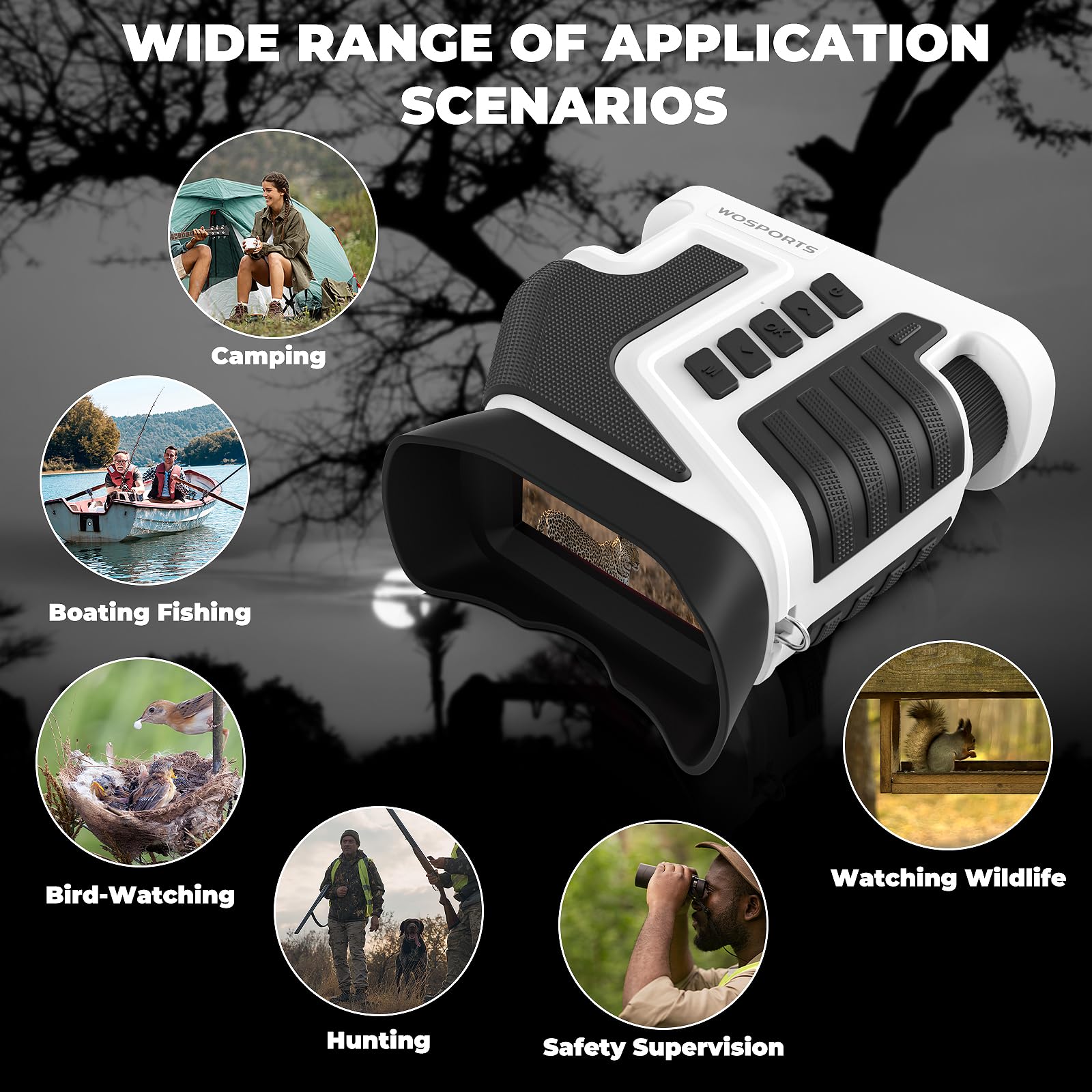 WOSPORTS includes 32GB card and case for instant capture.