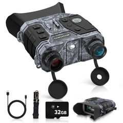 WOSPORTS 4K night vision goggles compact design for easy field use and travel