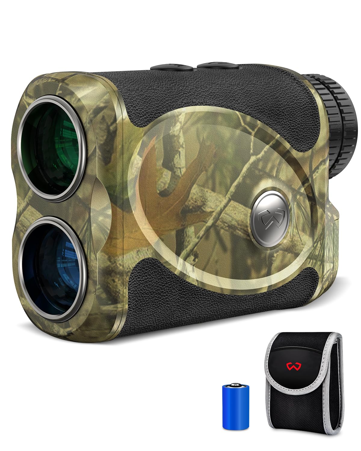 WOSPORTS hunting rangefinder with 800y range for precise distance estimates.