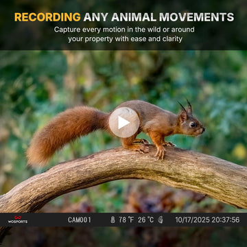 WOSPORTS mini trail camera night-vision capture in dim conditions demonstrates reliable detection.