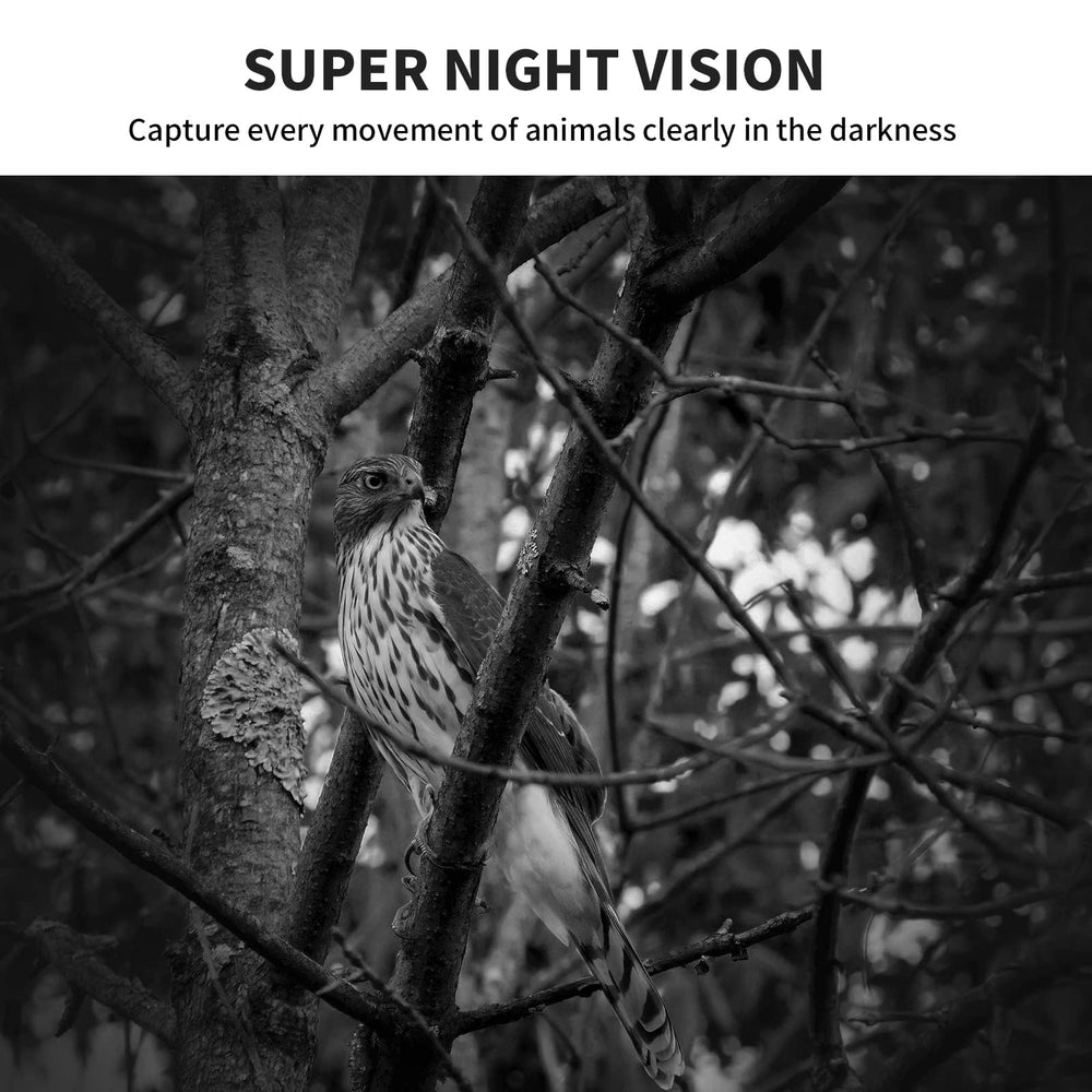 WOSPORTS mini trail camera mimetic design helps conceal among natural surroundings