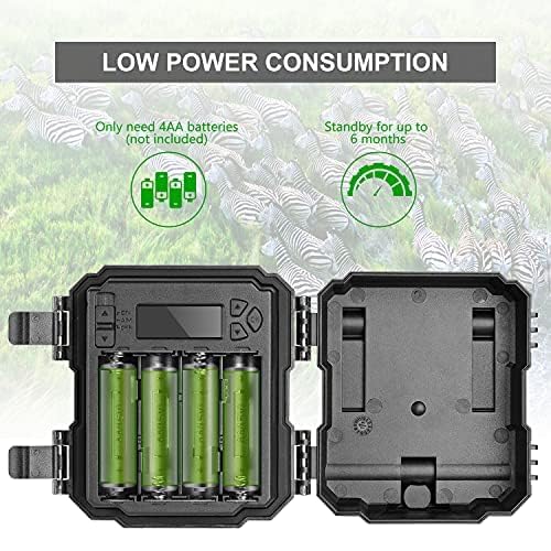 WOSPORTS mini trail camera waterproof shell withstands outdoor conditions