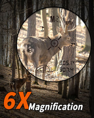 WOSPORTS rangefinder compact design supports single-handed use in the field.