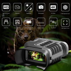 WOSPORTS zoom capability 10x optical and 8x digital for distant targets