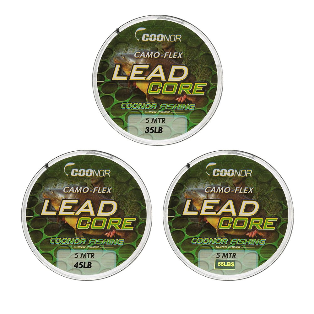 WOTAO lead core carp hair rig setup with camouflage braid