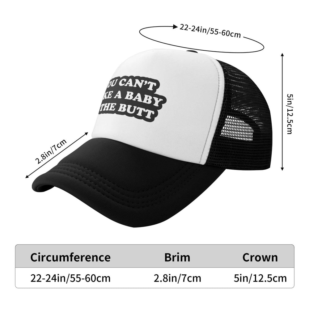 Wovotieh butt hat casual wear, lightweight and easy to carry