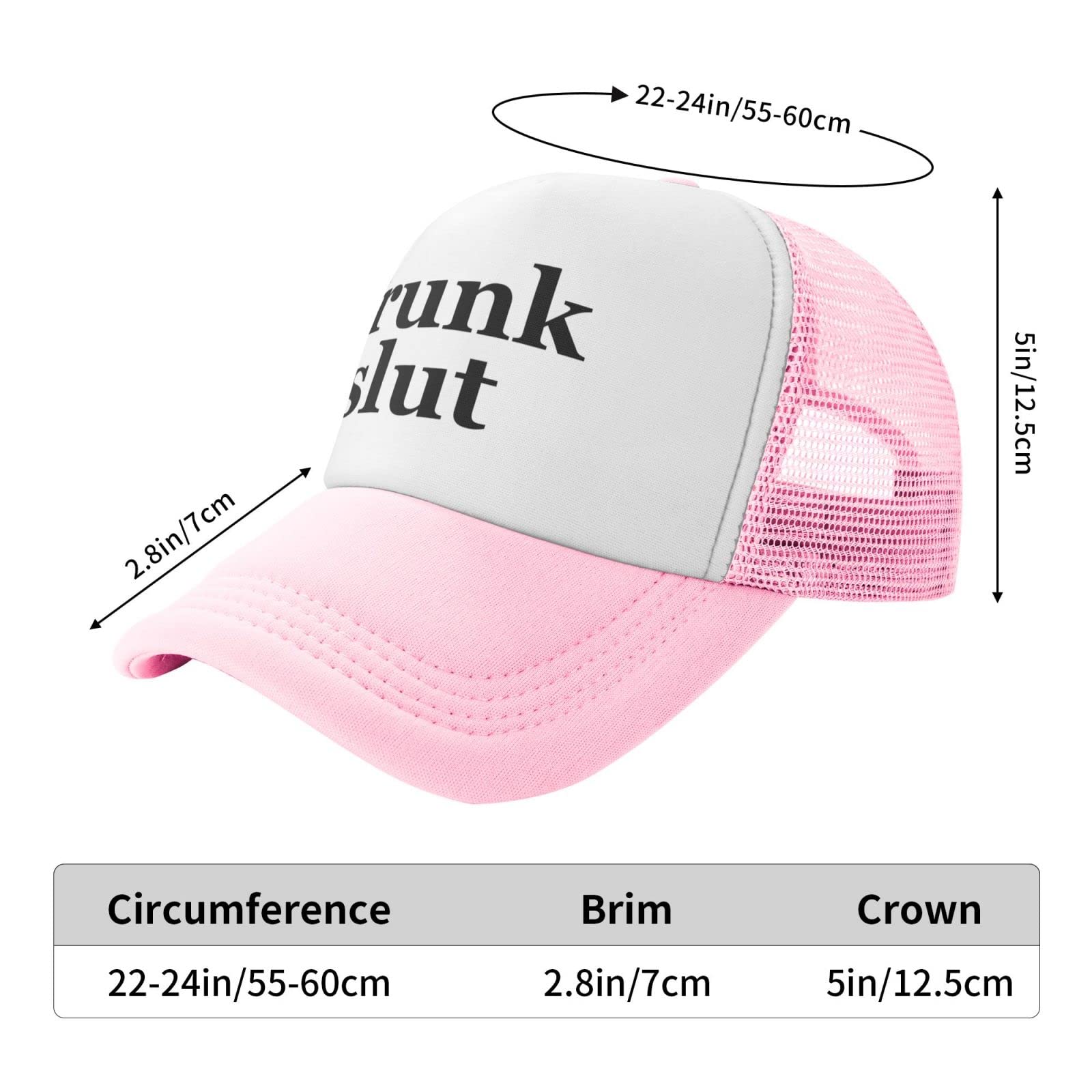 Wovotieh Drunk Slut Hat ideal for outdoors and active days.