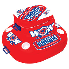 WOW Sports Inflatable Float Fridge front view keeps drinks within reach while floating