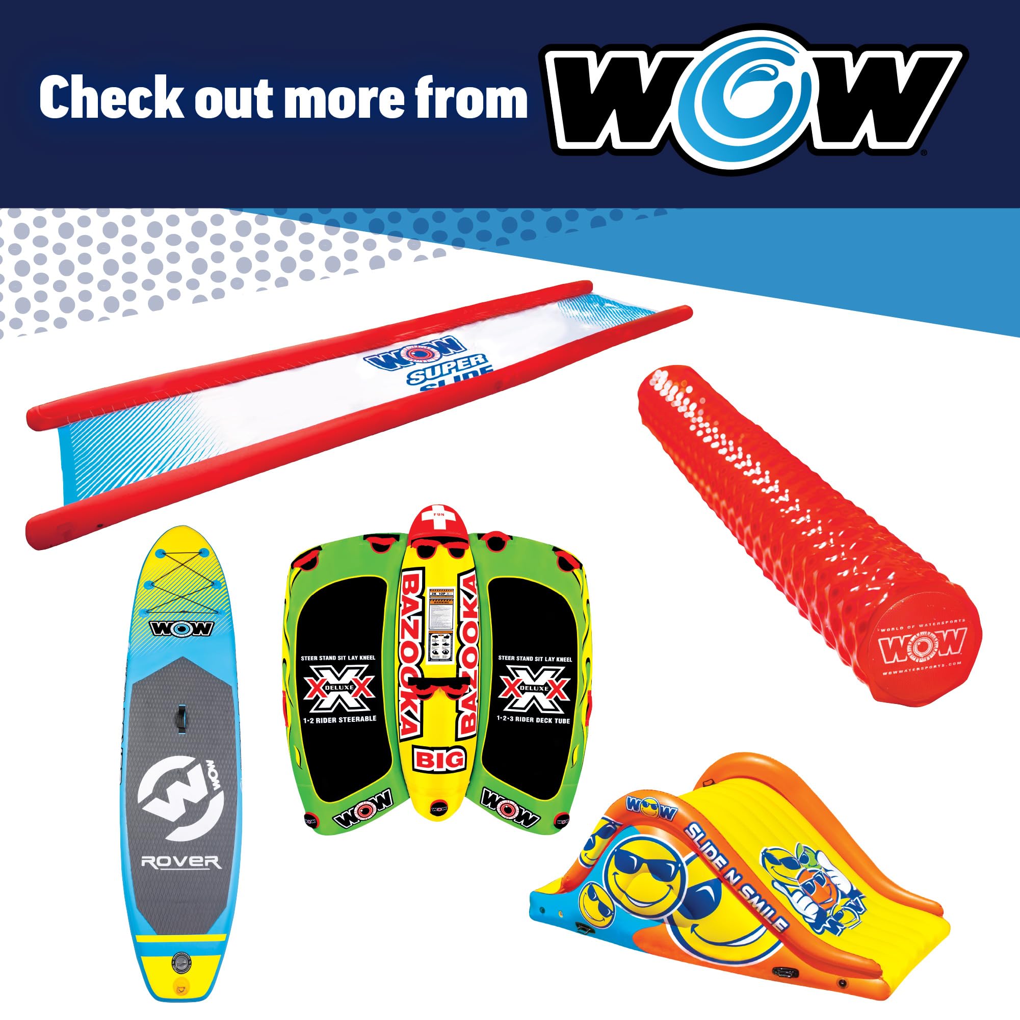 WOW Sports Inflatable Float Fridge in use on water demonstrates floating beverage stability