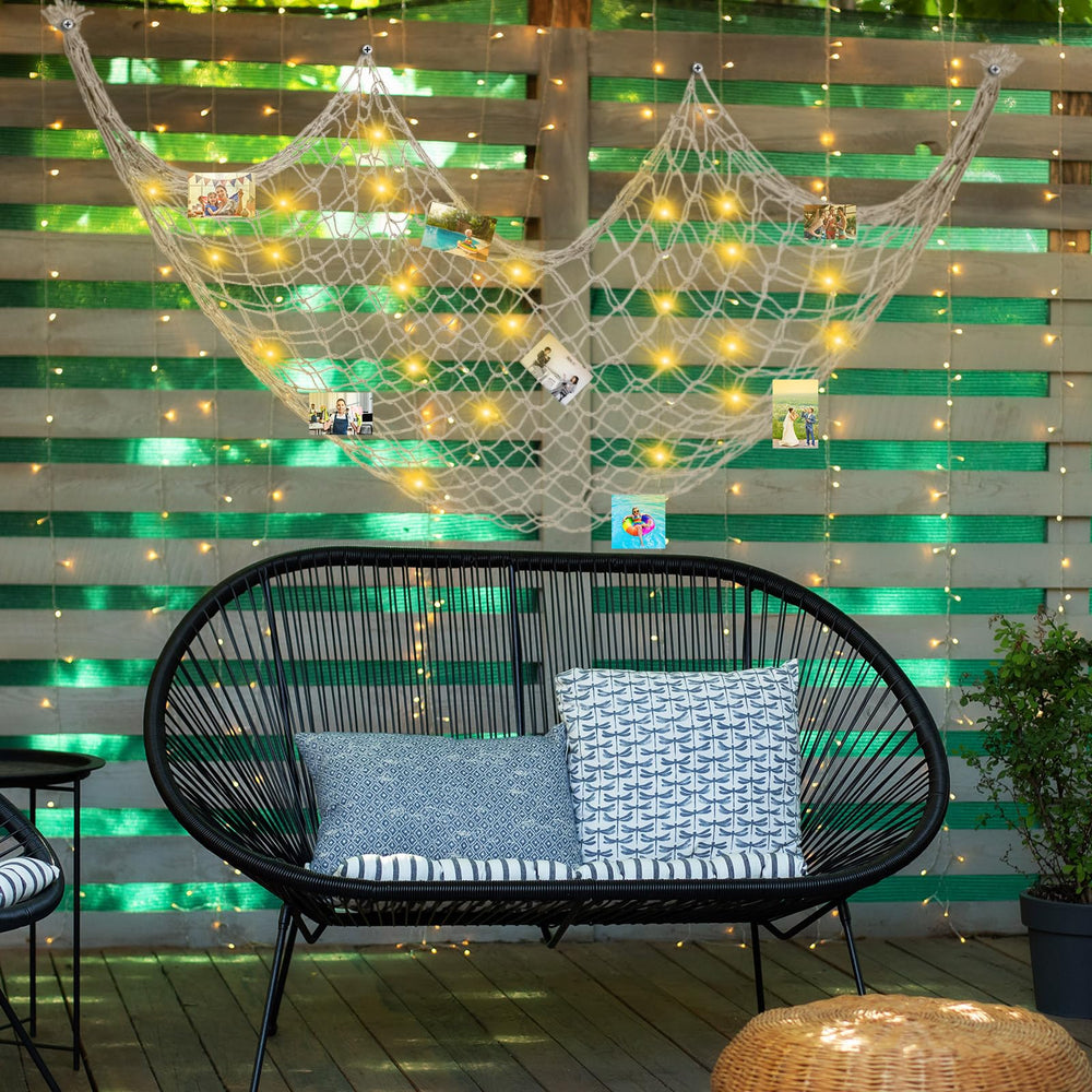 Wowangce fish netting cotton material shows durable, soft texture for versatile decorating.