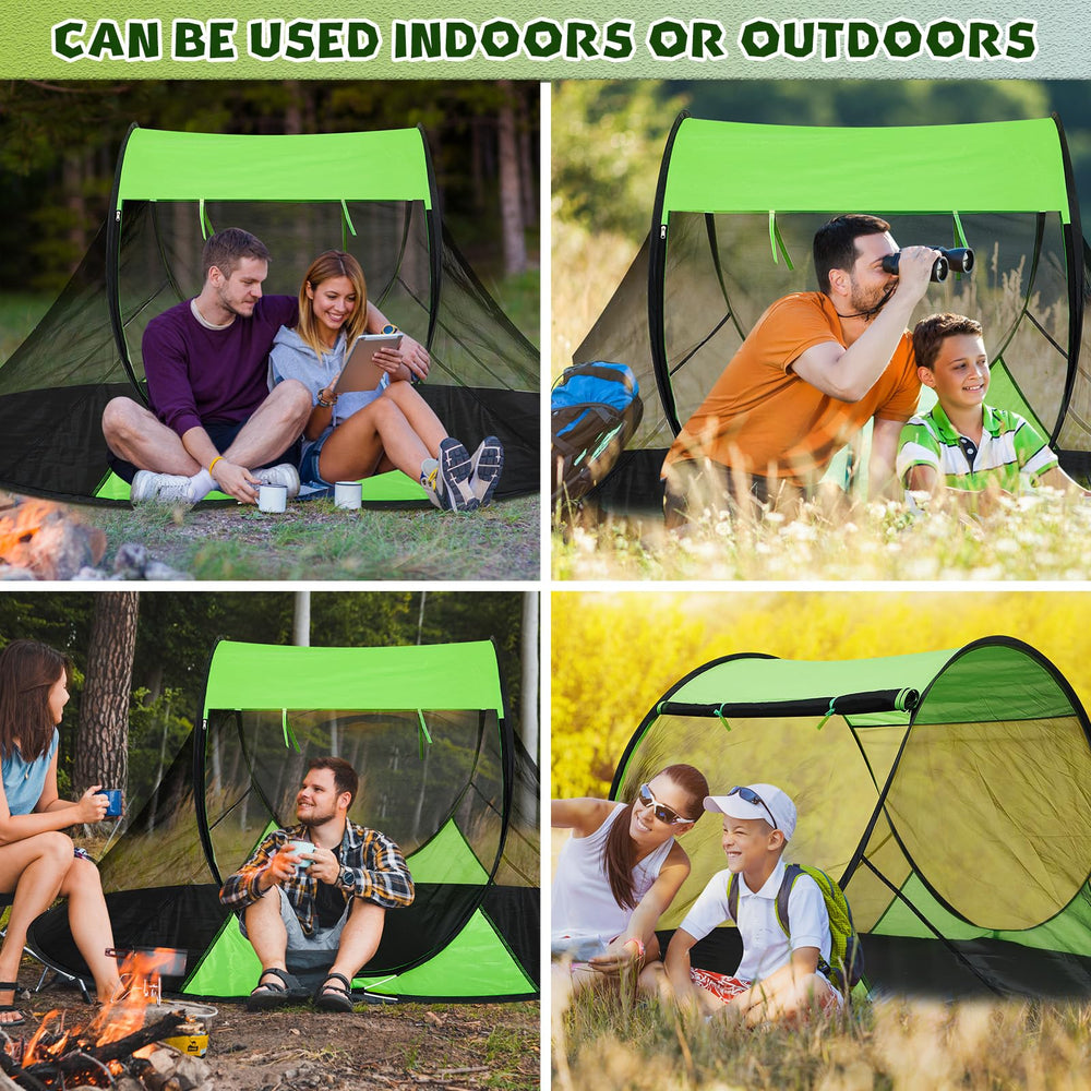 Wowangce pop-up mosquito net tent beach-backyard-use versatile outdoor shelter
