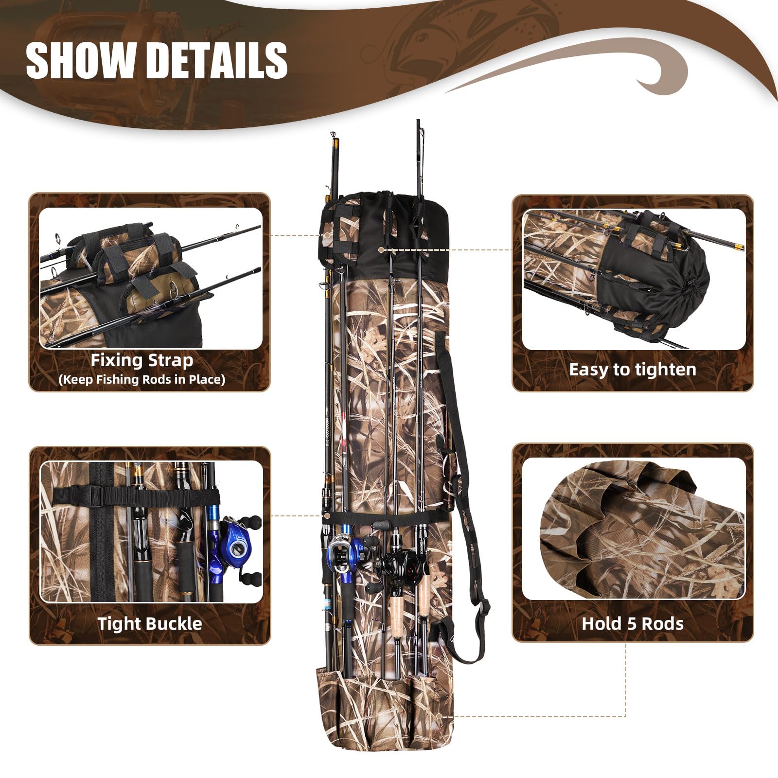 Wowelife bag adjustable strap design ensures comfortable carry on trips.