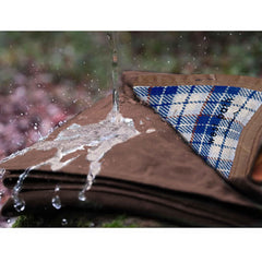 WP West Path waxed canvas backing blanket provides waterproof protection.