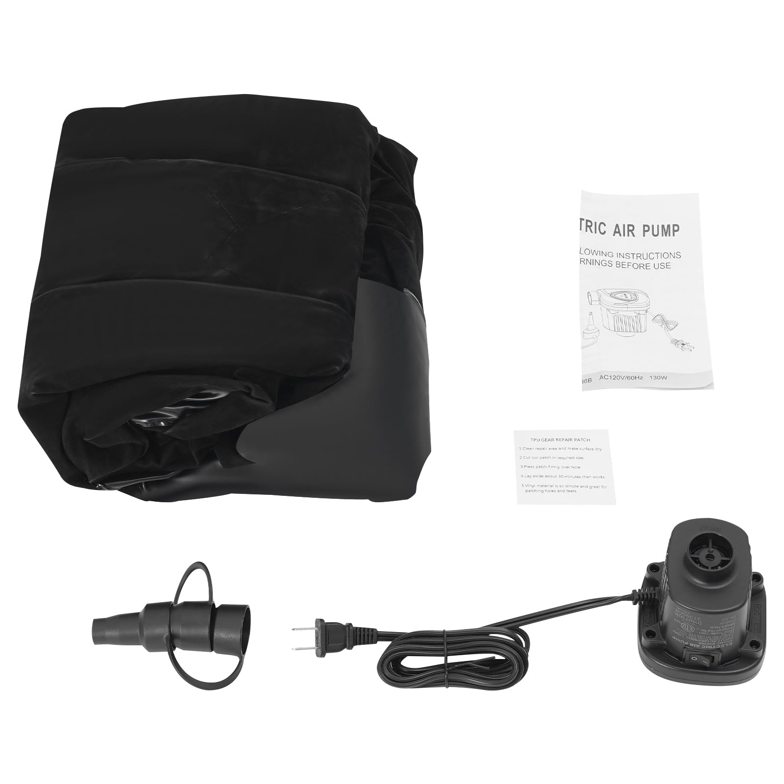 WPORDE foldable design deflates compactly for easy storage