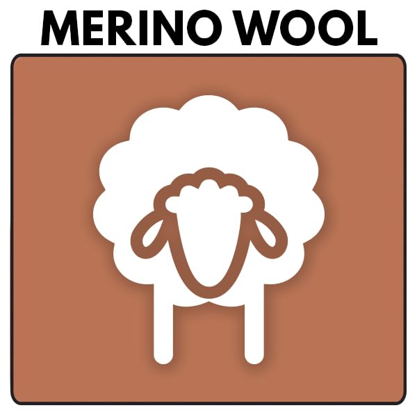 Wrangler merino wool texture close-up highlighting moisture-wicking warmth