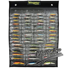 Wraptor Classic Pro 54 Pockets open layout for quick lure access.
