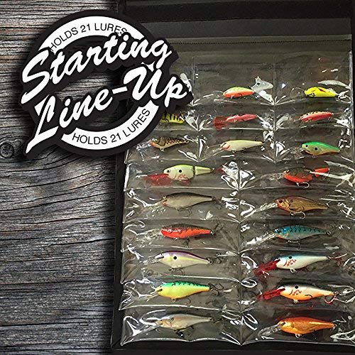 Wraptor Tackle Roll stores jigs neatly for quick access.