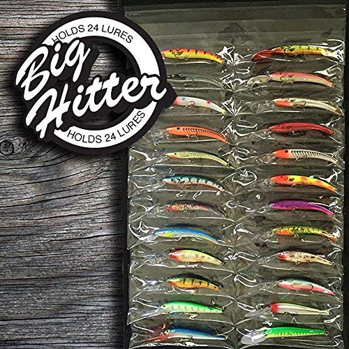 Wraptor Tackle Roll See-'Em-All system provides quick tackle inventory.