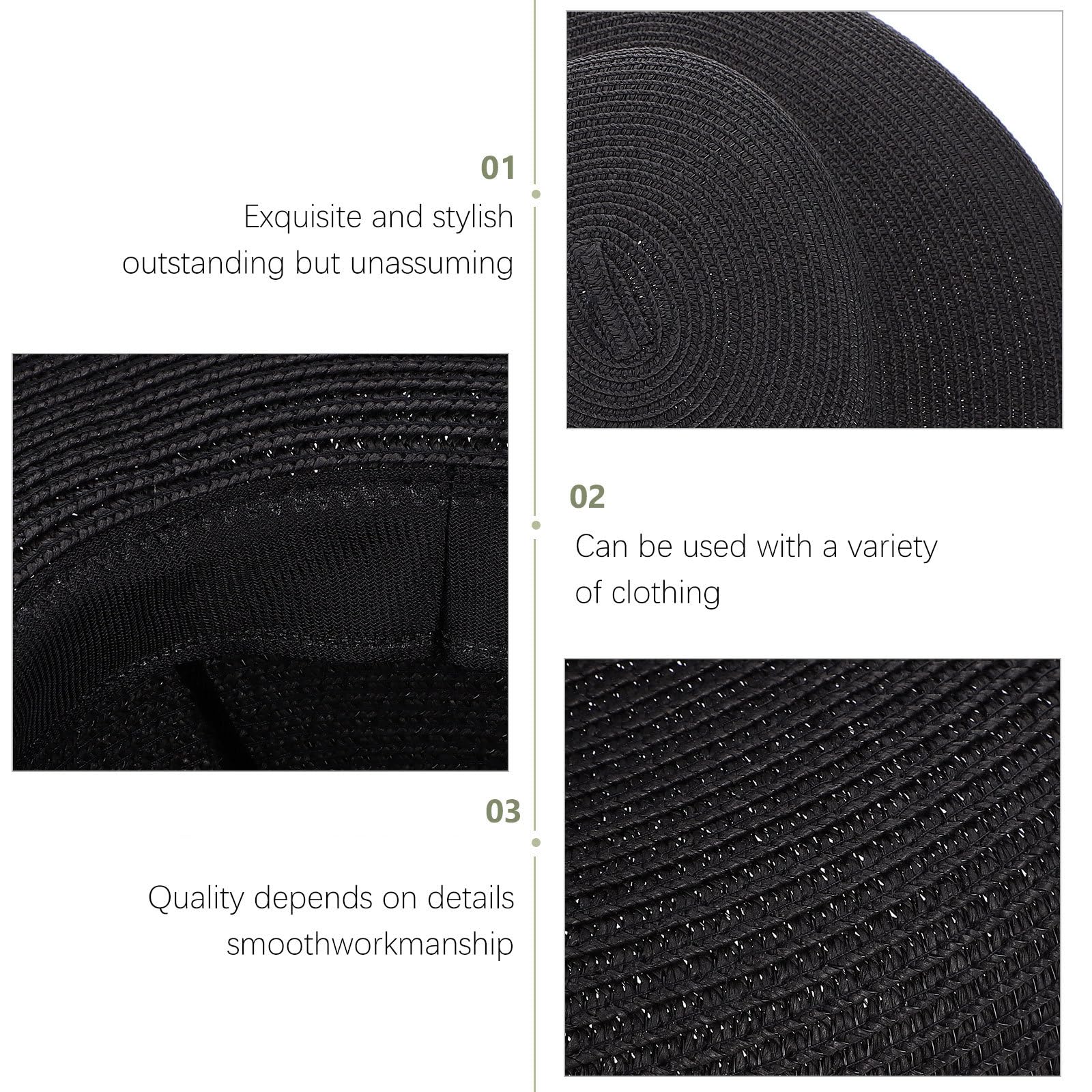 Beach vacation essential WRITWAA straw hat