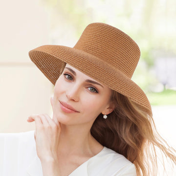 WRITWAA garden hat provides breathable wear for yard work.