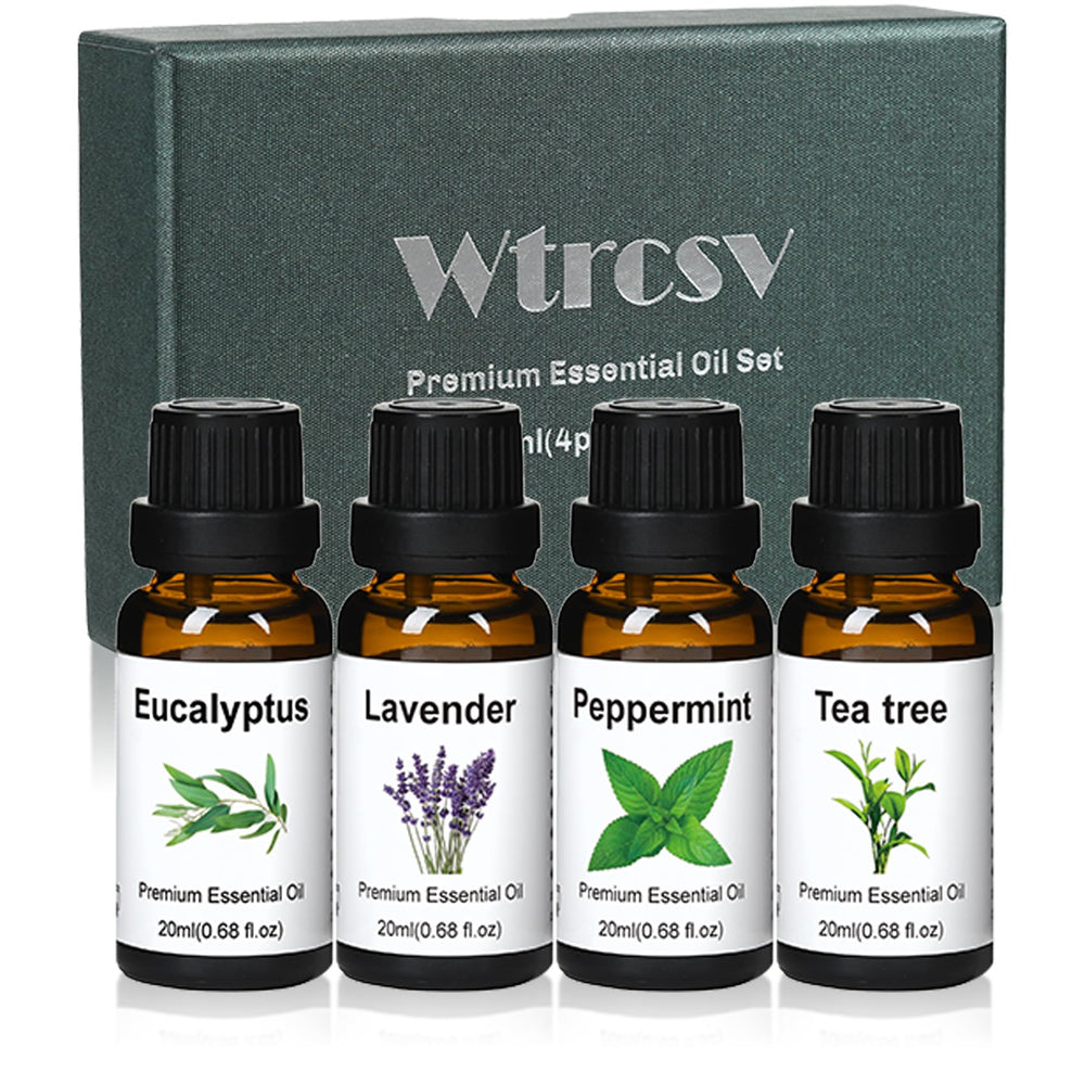 Wtrcsv diffuser-ready arrangement demonstrates simple home aromatherapy.