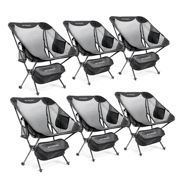 WTVIDAS compact backpacking chair folded in a tote bag for ultra-portable travel.
