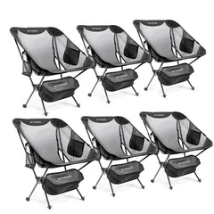WTVIDAS compact backpacking chair folded in a tote bag for ultra-portable travel.