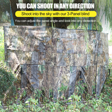 WTVIDAS hunting blind adjustable angles allow shooting from multiple directions.
