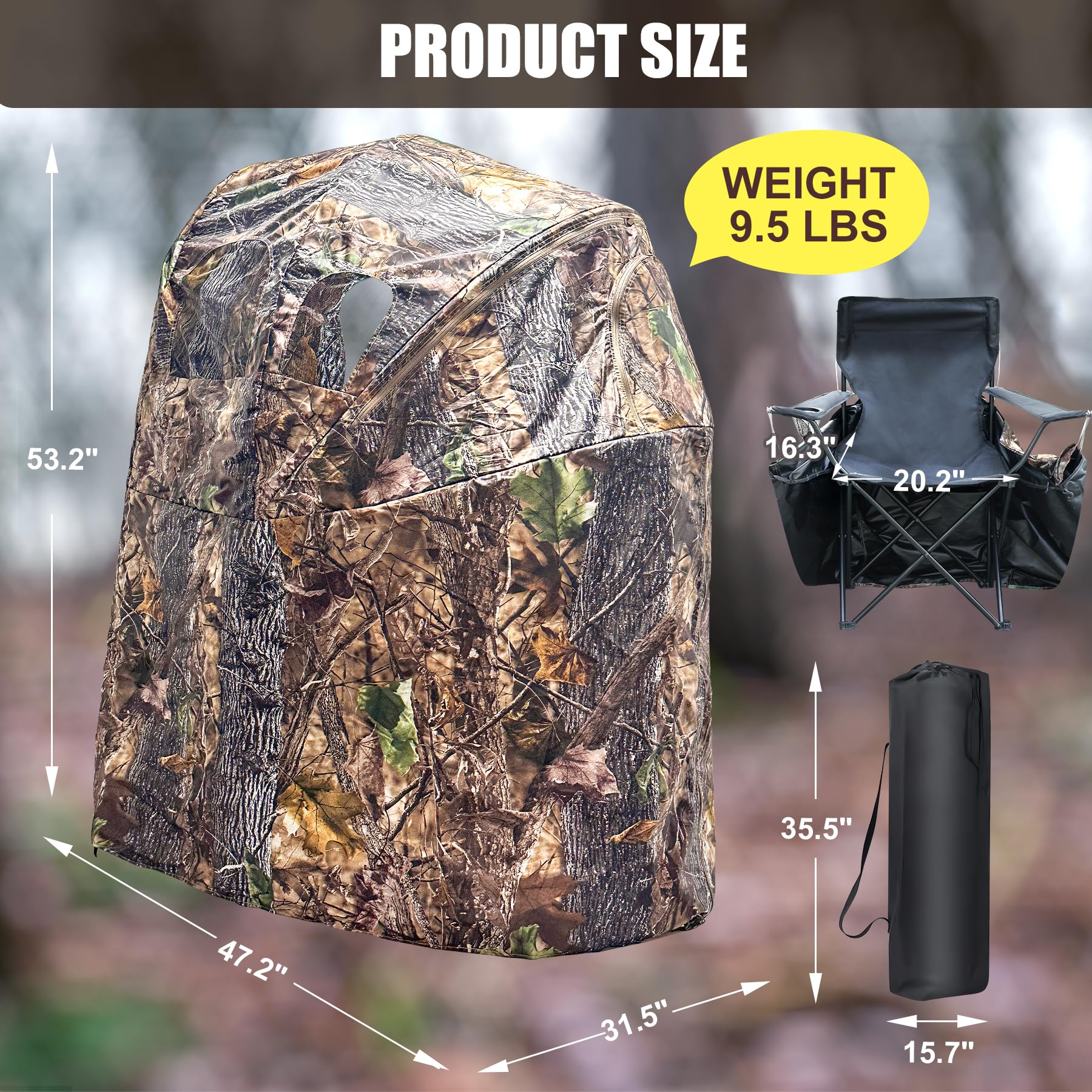 WTVIDAS hunting blind camouflage pattern highlights natural blending for stealthy hunts