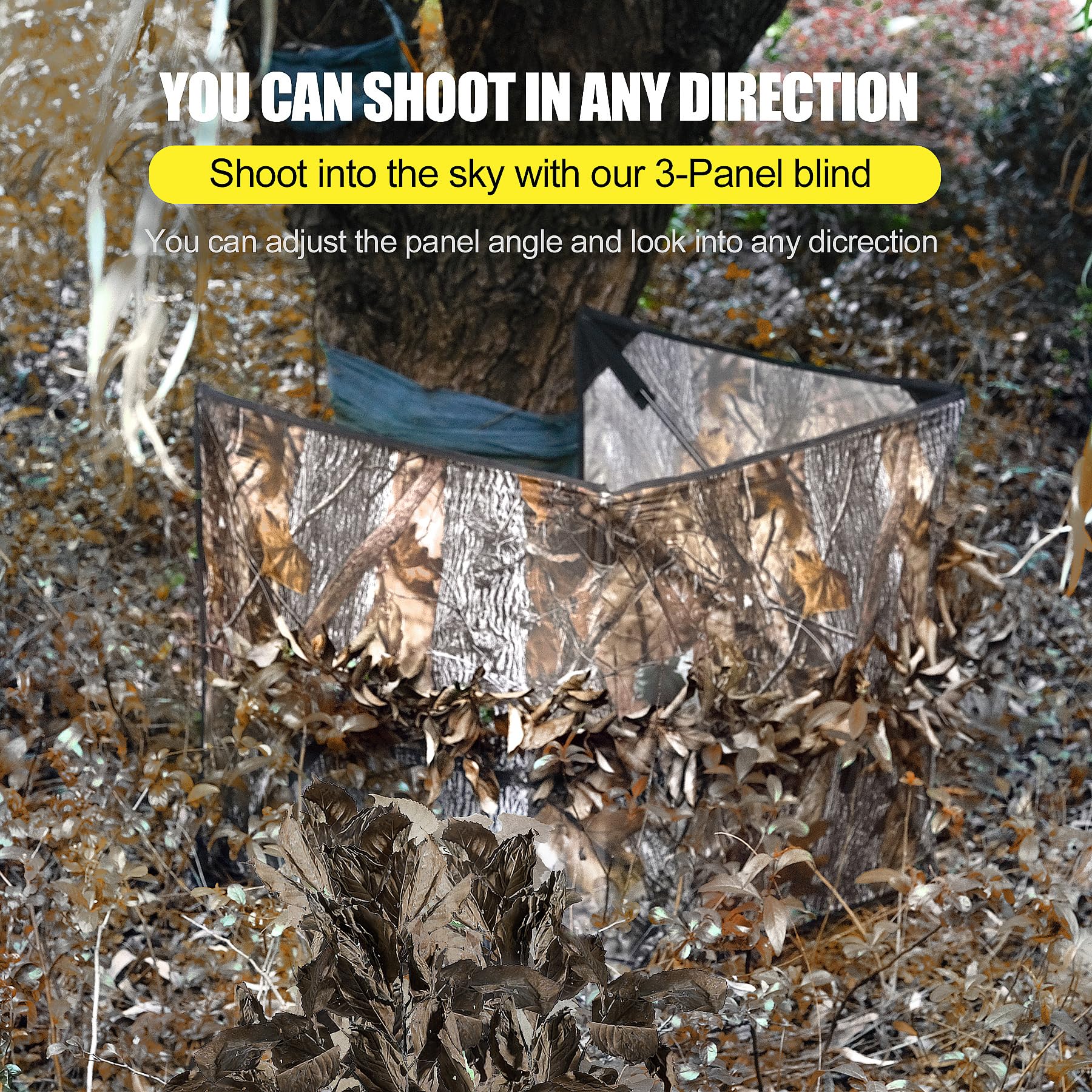 WTVIDAS carrying-bag with hunting blind demonstrates compact transport